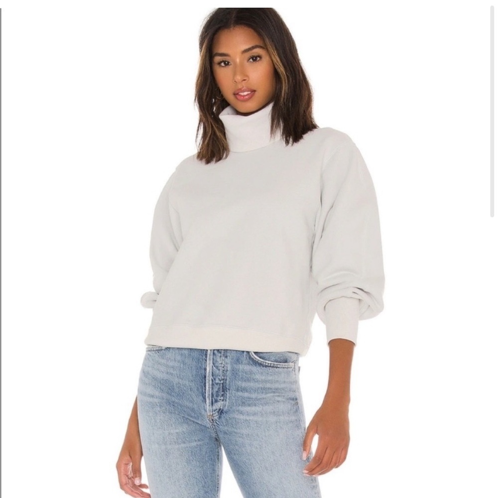Agolde Tops Agolde Balloon Sleeve Turtleneck Sweatshirt XS NWT